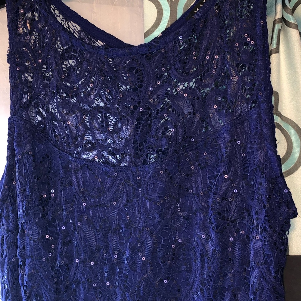 Marina Long Royal Blue Dress